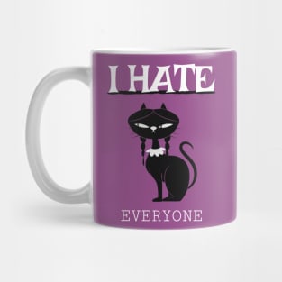 I hate Everyone featuring Kitty Mug